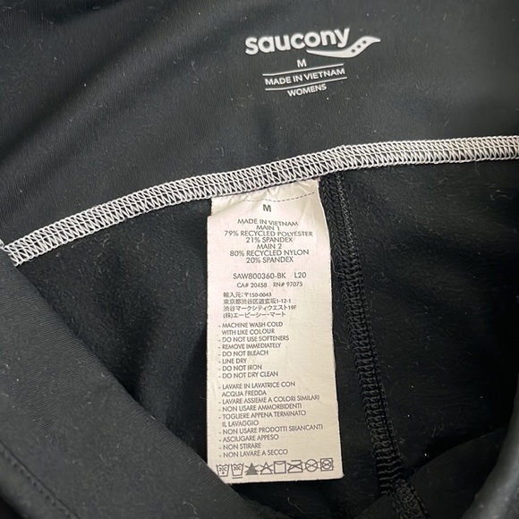 Saucony Black M Running pants - Picture 5 of 6